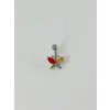 Kelebek Detaylı Göbek Piercing - Pg0053