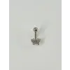 Kelebek Detaylı Göbek Piercing - Pg0039
