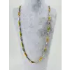 Rodyum  Çelik Erkek Kolye 60 Cm - Ekl0029
