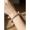 Köşeli Tasarım Taşlı Cm Bileklik