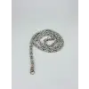 Rodyum Çelik Erkek Kolye 60 Cm - Ekl0050