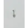 Kuru Kafa Detaylı Göbek Piercing - Pg0060