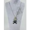 Kuru Kafa Figürü Çelik Erkek Kolye - Ekl0095