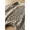 Leopar Desenli % 100 Pamuklu Kız Bebek 4lü Tulum Seti 0-6 Ay