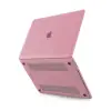 Macbook Pro 13 2021 Macbook Buzlu Kapak - Pembe