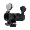 Magnifier 3x Yakınlaştırmalı Dürbün  22mm Ray Uyumlu, Katlanır Yaylı Ayaklı