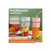 Mini Taşınabilir Mikser 350 Ml Smoothie Makinesi Meyve Sıkacağı Şarj Edilebilir Blender Pembe