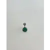 Mistik Topaz Taşlı Göbek Piercing - Pg0009