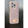 Onegif Apple İphone 14 Bright Simli Kapak - Derin Mor
