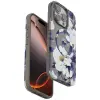 Onegif Apple İphone 14 Pro Flower Series Magsafe Kapak - Gri