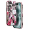 Onegif Apple İphone 16 Flower Series Magsafe Kapak - Pembe