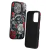 Onegif Apple İphone 16 Pro Flower Series Magsafe Kapak - Siyah