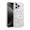 Onegif Apple İphone 16 Pro Max Misk Simli Magsafe Kapak - Desen 4
