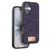 Onegif Apple İphone 17 Bright Simli Kapak - Derin Mor