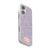 Onegif Apple İphone 17 Bright Simli Kapak - Lila