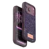 Onegif Apple İphone 18 Pro Max Bright Simli Kapak - Bordo