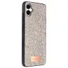 Onegif Samsung Galaxy A06 Bright Simli Kapak - Gold