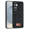 Onegif Samsung Galaxy S25 Bright Simli Kapak - Siyah