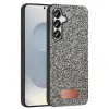 Onegif Samsung Galaxy S25 Plus Bright Simli Kapak - Gümüş