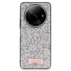 Onegif Xiaomi Redmi A3 4g Bright Simli Kapak - Gümüş
