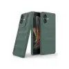 Oppo A3 Kılıf Optimum Silikon - Koyu Yeşil