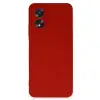 Oppo A38 Kılıf First Silikon - Kırmızı