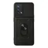 Oppo A74 4g Kılıf Pars Lens Yüzüklü Silikon - Siyah