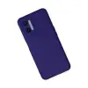 Oppo A96 Kılıf Nano İçi Kadife Silikon - Mor
