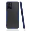 Oppo A96 Kılıf Platin Silikon - Lacivert