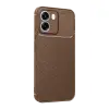 Oppo Oppo A6t 5g Auto Focus Karbon Kapak - Kahverengi