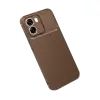 Oppo Oppo A6t 5g Auto Focus Karbon Kapak - Kahverengi
