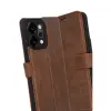 Oppo Reno 14 Trend S Plus Kapaklı Kılıf - Taba