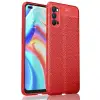 Oppo Reno 4 Pro Kılıf Auto Focus Kapak - Kırmızı