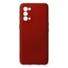 Oppo Reno 5 Pro Kılıf First Silikon - Bordo