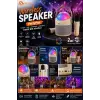 Partypod Bluetooth 5.3 Destekli Çok Fonksiyonlu Kablosuz Mikrofon Ve Hoparlör