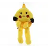 Peluş Işıklı Pikachu Sırt Çantası Alk3009