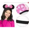 Pembe Fiyonklu Minnie Mouse Tacı Mini Kulak