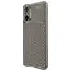 Realme 12 Lite Kılıf Auto Focus Karbon Kapak - Gri