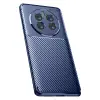 Realme 12 Pro Plus Kılıf Auto Focus Karbon Kapak - Lacivert