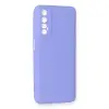 Realme 7 Kılıf First Silikon - Lila