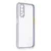 Realme 7 Kılıf Miami Şeffaf Silikon - Lila