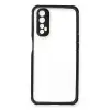 Realme 7 Kılıf Miami Şeffaf Silikon - Siyah