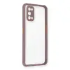 Realme 7 Pro Kılıf Miami Şeffaf Silikon - Açık Mor