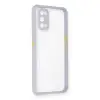 Realme 7 Pro Kılıf Miami Şeffaf Silikon - Lila