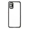 Realme 7 Pro Kılıf Miami Şeffaf Silikon - Siyah