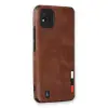 Realme C11 2021 Kılıf Loop Deri Silikon - Kahverengi