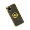 Realme C11 2021 Kılıf Montreal Yüzüklü Silikon Kapak - Sarı