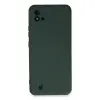 Realme C11 2021 Kılıf Nano İçi Kadife Silikon - Koyu Yeşil