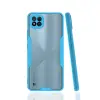 Realme C11 2021 Kılıf Platin Silikon - Mavi