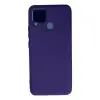 Realme C15 Kılıf Nano İçi Kadife Silikon - Mor